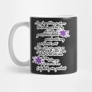 Copy of A boy to bring you flowers Inej Mug